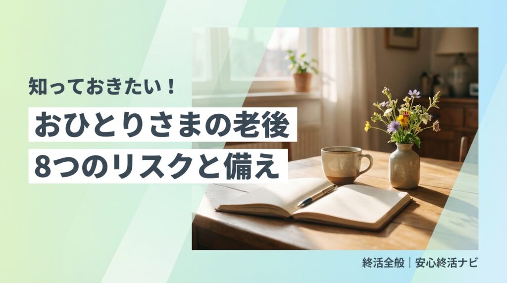 おひとりさまの老後リスクと備え方