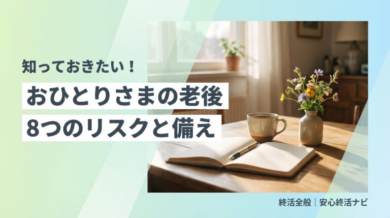 おひとりさまの老後リスクと備え方