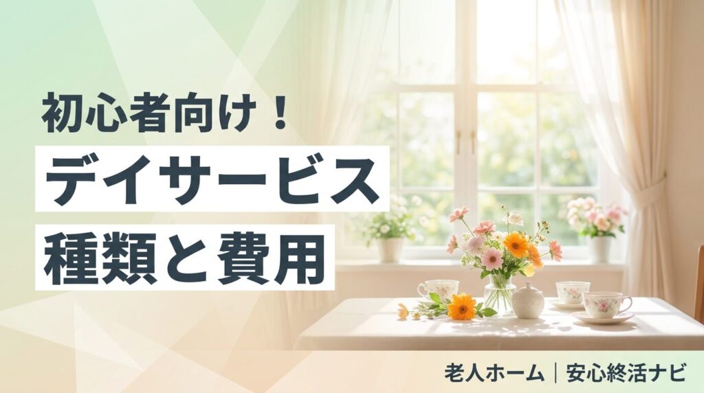 デイサービス とは 種類 費用のイメージ画像