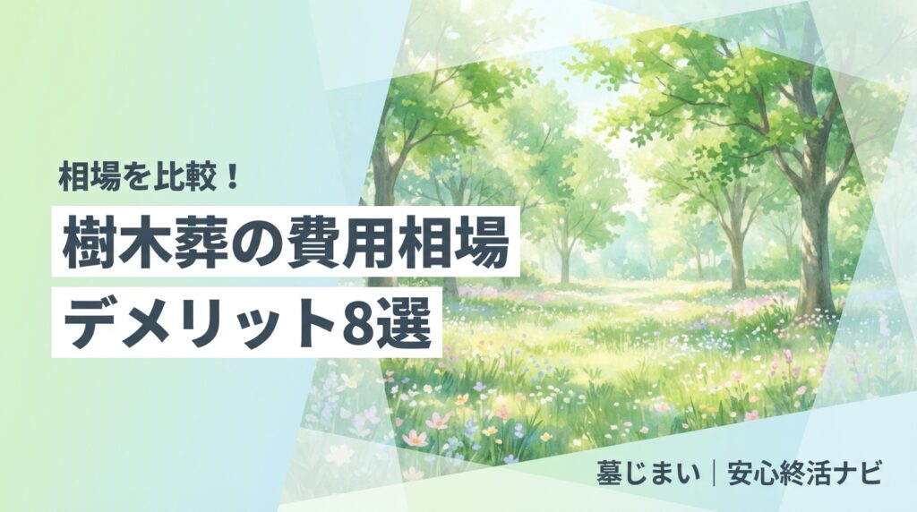 樹木葬 費用 デメリットのイメージ画像