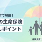 生命保険 見直し 50代 ポイントのイメージ画像